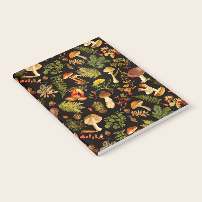 Vintage & Shabby Chic - Autumn Harvest Black Notebook Gallery Image 2