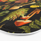 Vintage & Shabby Chic - Autumn Harvest Black Bath Mat Gallery Image 3