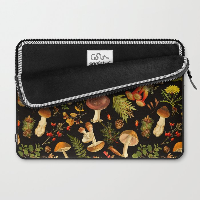 Vintage & Shabby Chic - Autumn Harvest Black Laptop Sleeve Gallery Image 2