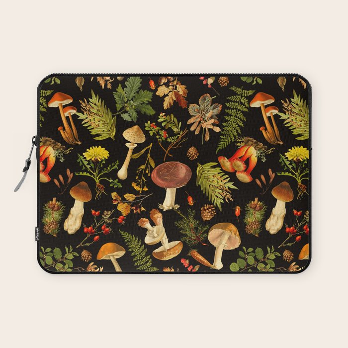 Vintage & Shabby Chic - Autumn Harvest Black Laptop Sleeve Gallery Image 1