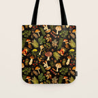 Vintage & Shabby Chic - Autumn Harvest Black Tote Bag Gallery Image 1