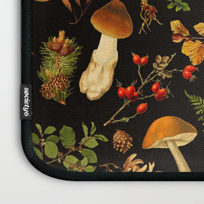 Vintage & Shabby Chic - Autumn Harvest Black Laptop Sleeve Gallery Image 3