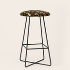 Vintage & Shabby Chic - Autumn Harvest Black Stool Gallery Image 1