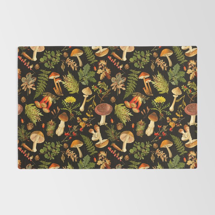 Vintage & Shabby Chic - Autumn Harvest Black Rug Gallery Image 2