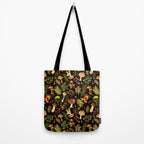 Vintage & Shabby Chic - Autumn Harvest Black Tote Bag Gallery Image 2