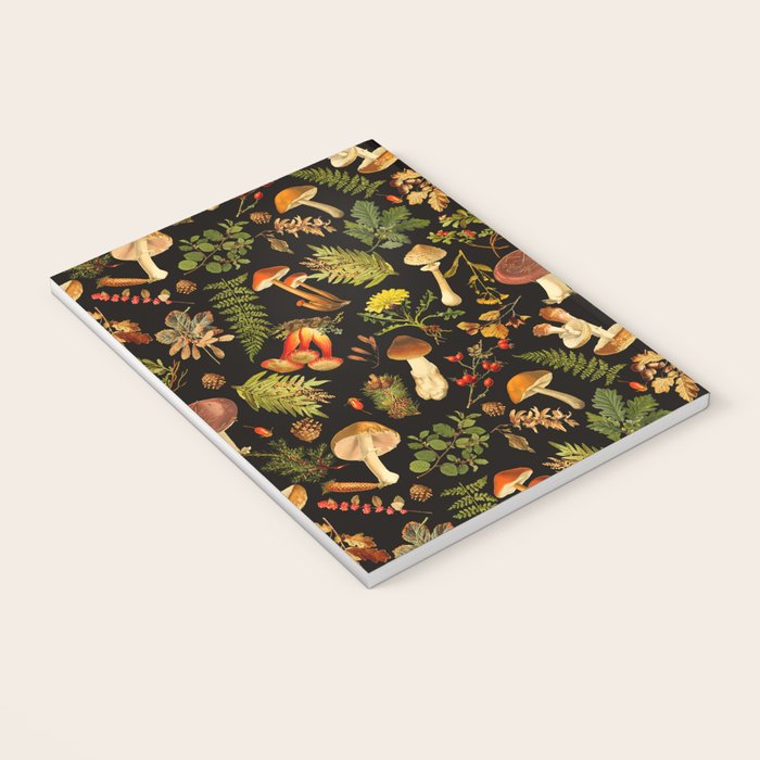 Vintage & Shabby Chic - Autumn Harvest Black Notebook Gallery Image 3
