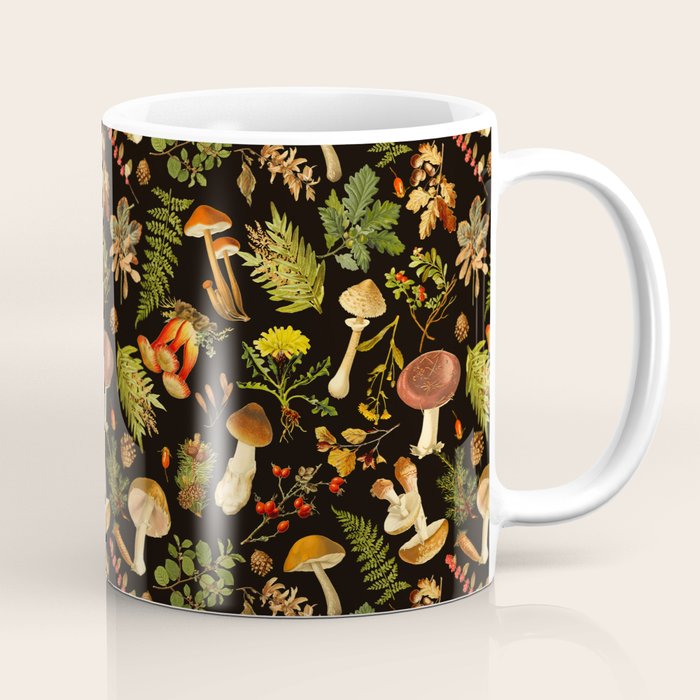 Vintage & Shabby Chic - Autumn Harvest Black Coffee Mug Gallery Image 1