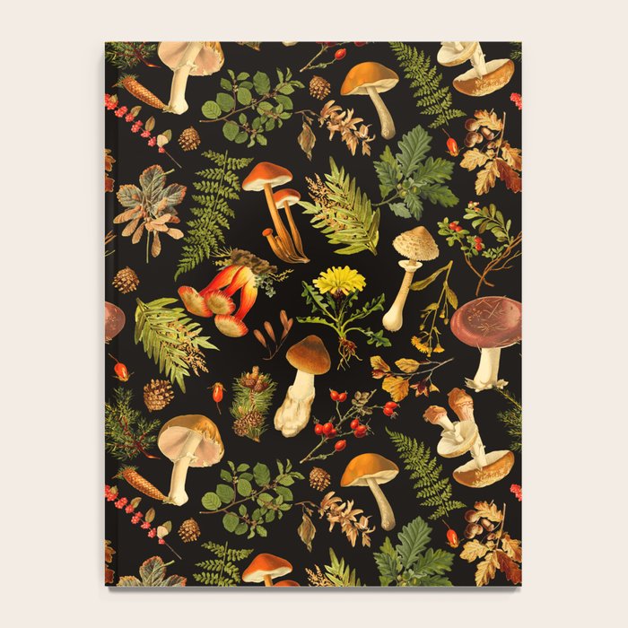 Vintage & Shabby Chic - Autumn Harvest Black Notebook Gallery Image 4