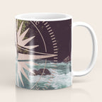 Rose Gold River Compass Coffee Mug Gallery Image 1