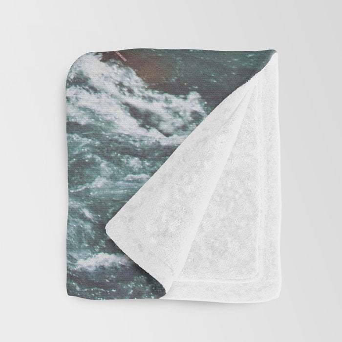 Rose Gold River Compass Throw Blanket Gallery Image 3