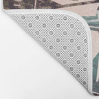 Rose Gold River Compass Bath Mat Gallery Image 2