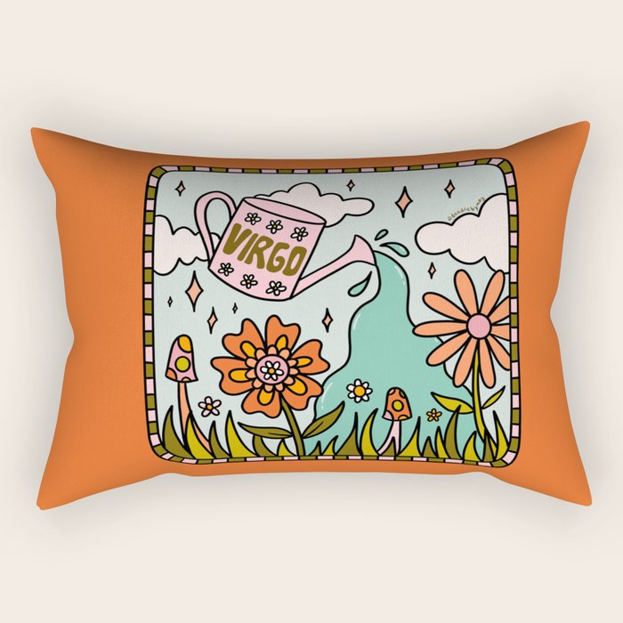 Virgo Garden Rectangular Pillow Gallery Image 2