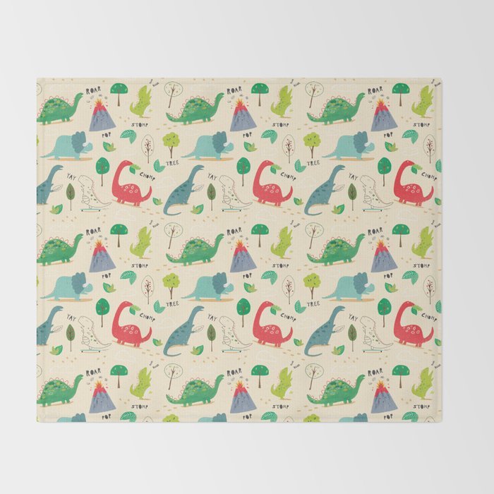 ROOOARSOME!! Throw Blanket Gallery Image 2