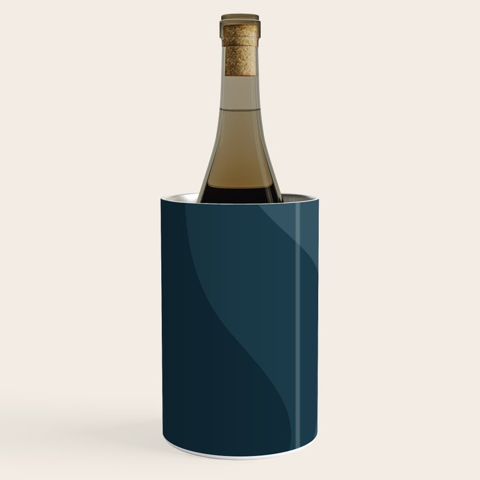 Abstract Color Waves - Blue Tones Wine Chiller Gallery Image 2