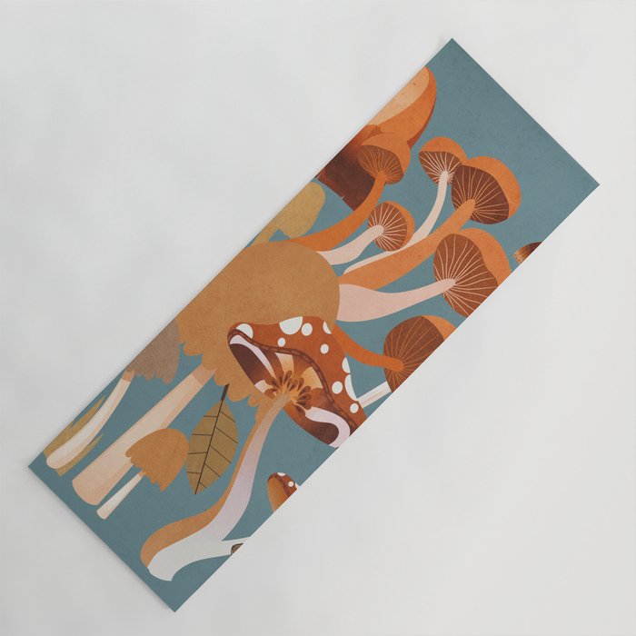 Mushrooms 3 Yoga Mat Gallery Image 1