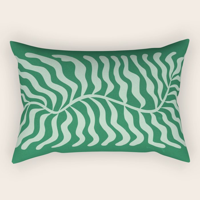 Fun Sage: Matisse Edition Rectangular Pillow Gallery Image 1