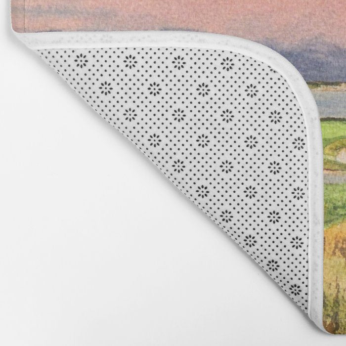 Pebble Beach Golf Course Hole 7 Bath Mat Gallery Image 2