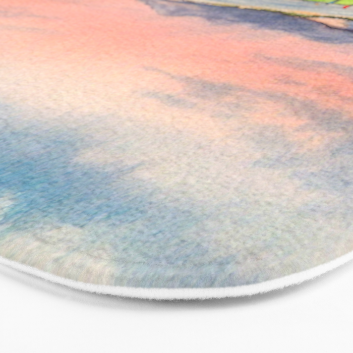 Pebble Beach Golf Course Hole 7 Bath Mat Gallery Image 3