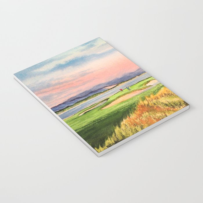 Pebble Beach Golf Course Hole 7 Notebook Gallery Image 3