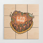Leo Heart Cake Wood Wall Art Gallery Image 1