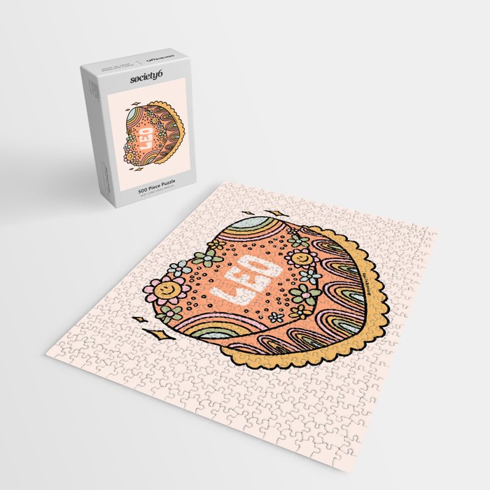 Leo Heart Cake Jigsaw Puzzle Gallery Image 2