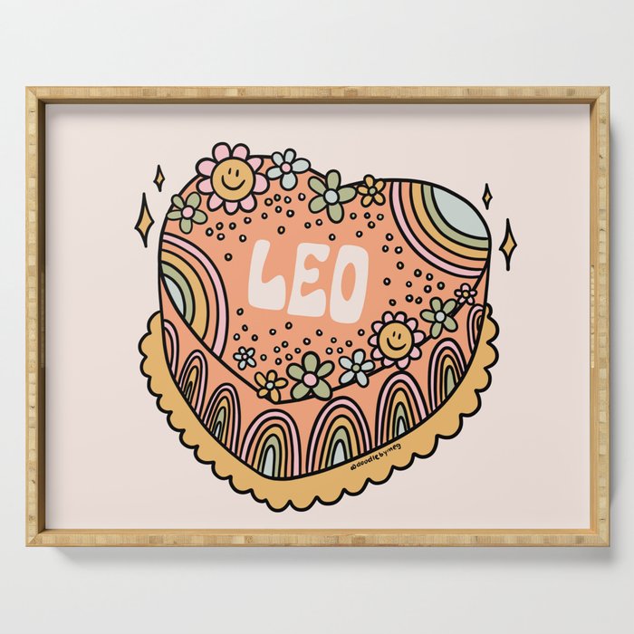 Leo Heart Cake Serving Tray Gallery Image 1