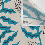 LA VILLE VINE BLUE Wall Tapestry Gallery Image 3