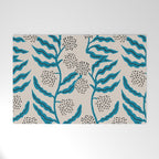 LA VILLE VINE BLUE Welcome Mat Gallery Image 1