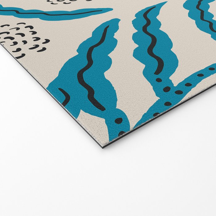 LA VILLE VINE BLUE Welcome Mat Gallery Image 2