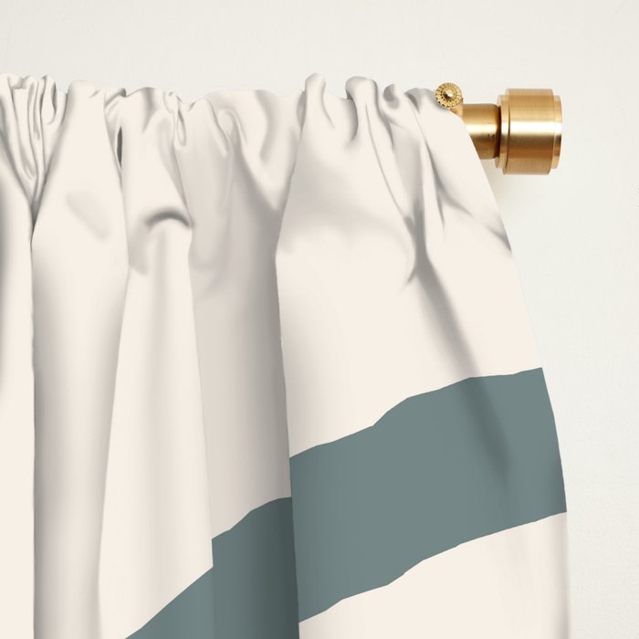 Bold Curvature Stripes II Window Curtain Gallery Image 2