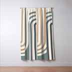 Bold Curvature Stripes II Window Curtain Gallery Image 3