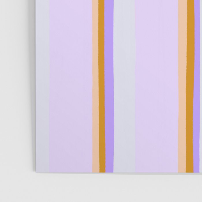 Lavender Pinstripes Poster Gallery Image 3