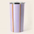 Lavender Pinstripes Travel Mug Gallery Image 1