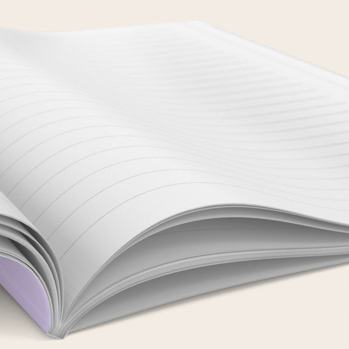 Lavender Pinstripes Notebook Gallery Image 2