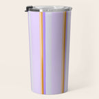 Lavender Pinstripes Travel Mug Gallery Image 3