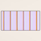 Lavender Pinstripes Desk Mat Gallery Image 3