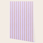 Lavender Pinstripes Wallpaper Gallery Image 2