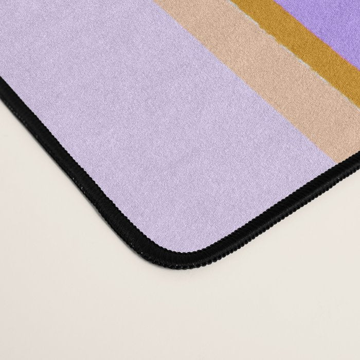 Lavender Pinstripes Desk Mat Gallery Image 4