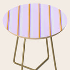 Lavender Pinstripes Side Table Gallery Image 2