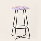 Lavender Pinstripes Stool Gallery Image 1