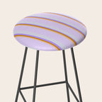 Lavender Pinstripes Stool Gallery Image 2