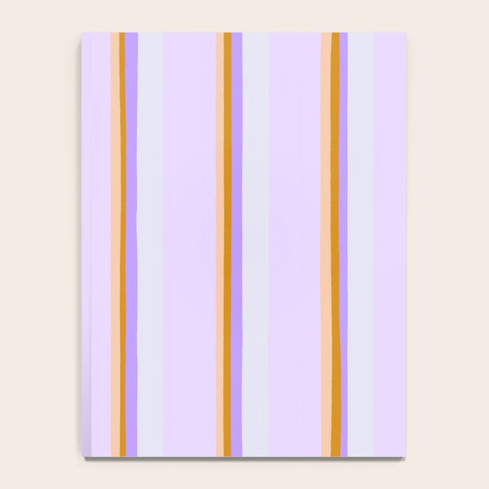 Lavender Pinstripes Notebook Gallery Image 4