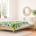 Pine Trees - Green Palette Duvet Cover Gallery Image 2
