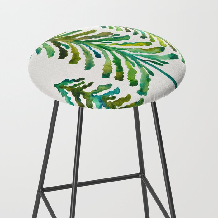 Pine Trees - Green Palette Stool Gallery Image 2