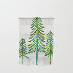 Pine Trees - Green Palette Wall Hanging Gallery Image 1