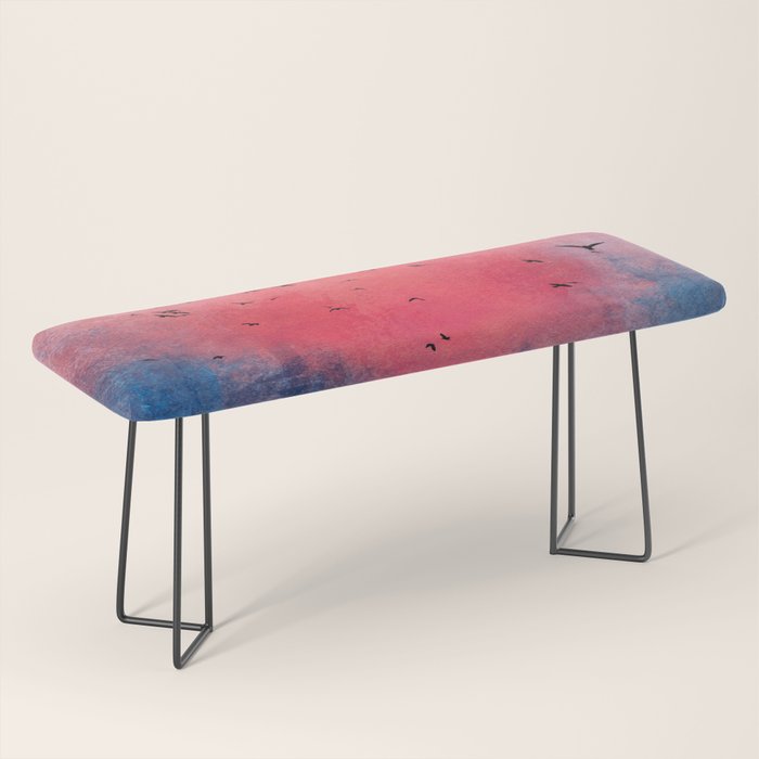 Abstract Fire Sunset Adventure  Bench Gallery Image 1