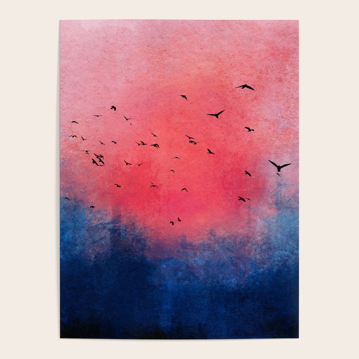 Abstract Fire Sunset Adventure  Poster Gallery Image 1