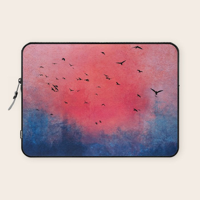 Abstract Fire Sunset Adventure  Laptop Sleeve Gallery Image 1
