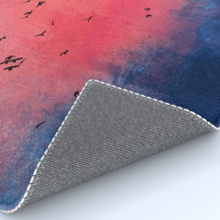 Abstract Fire Sunset Adventure  Rug Gallery Image 4