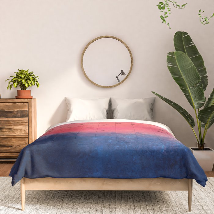 Abstract Fire Sunset Adventure  Comforter Gallery Image 3